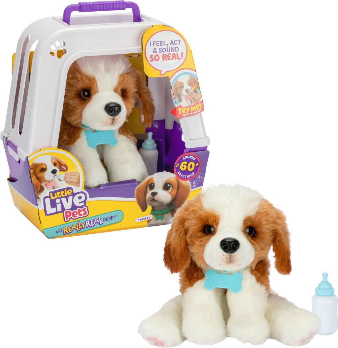 Little Live Pets My Really Real Puppy – Patches Hund Interaktiv – Moose Toys