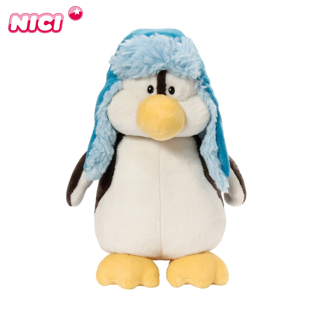 XL Pinguin Ilja mit Mütze Schlenker ca. 50 cm Exklusiv Plüschtier Stofftier – NICI 39919
