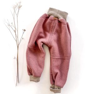 Sofortkauf: Walkhose in Altrosa mit Po- und Knie Verstärkung in Altrosa, Gr. 86/92